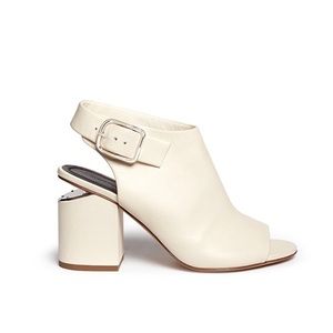 Alexander Wang Nadia Peep Toe Bootie Sandals